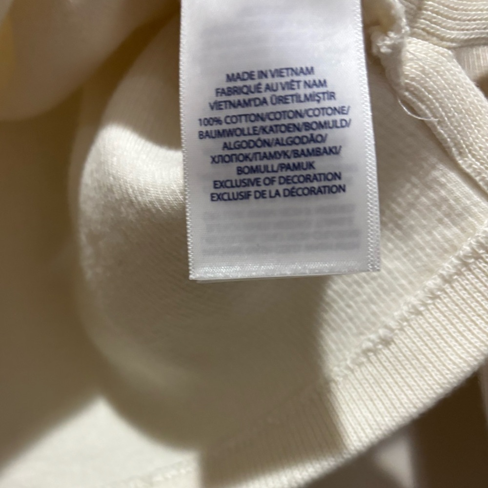 Polo by Ralph Lauren Ivory Cream Half-Zip Cotton Sweater, Boys 4 Easter Preppy - Picture 5 of 8